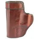 Don Hume H715M Clip-On Holster, Inside The Pant, Fits Glock 26, Right Hand, Brown Leather J168038R - Don Hume