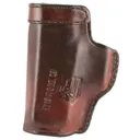 Don Hume H715-M Clip-On Holster, Inside the Pant, Fits Glock 43/43X, Right Hand, Brown Leather J169190R - Don Hume