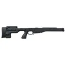 Accuracy International AT AICS 2.0 Chassis System 26695BL for Remington 700 S/A .308 Win, Folding Stock, Adj Cheek Piece, Black Finish, 5Rd - Accuracy International