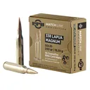 PPU PPM338 Match 338LapuaMag 240gr Copper Solid 10 Per Box/20 Case Centerfire, Rifle Ammunition - Ppu