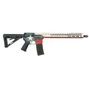 Black Rain Ordnance BROPATTEXAS Spec 15+ Patriot 5.56x45mm NATO 30+1 16, Texas Flag, 15 Slim M-LOK, Magpul Grip/Carbine Stock, Rifle - Black Rain Ordnance
