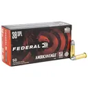 Federal AE38B American Eagle 38Special 158gr Lead Round Nose 50 Per Box/20 Case Centerfire, Handgun Ammunition - Federal