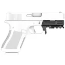 Recover Tactical GR19L01 Rail Adapter for the Glock 19 & 23 Black - Recover Tactical