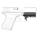 Recover Tactical GR4301 Compact Rail Adapter for Glock 43 43X and 48 Black - Recover Tactical