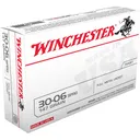 Winchester USA3006 USA 30-06Springfield 147gr Full Metal Jacket 20 Per Box/10 Case Centerfire, Rifle Ammunition - Winchester