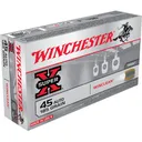 Winchester Ammo WC451 Super X 45 ACP 185 gr Winclean Brass Enclosed Base 50 Per Box/ 10 Case - Winchester