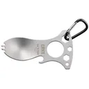 CRKT 9100C Eat'N Tool Silver Bead Blasted 3CR13 Steel 6.13 in Long XL - Columbia River