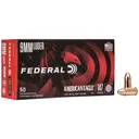 Federal AE9N2 American Eagle Indoor Range Training 9mmLuger 147gr Total Metal Jacket 50 Per Box/20 Case Centerfire, Handgun Ammunition - Federal