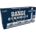 Fiocchi 38LA Range Dynamics 38Special 148gr Lead Wadcutter 50 Per Box/20 Case Centerfire, Handgun Ammunition - Fiocchi