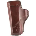 Don Hume H715M Clip-On Holster, Inside The Pant, Fits Glock 17/31, Right Hand, Brown Leather J167100R - Don Hume