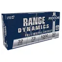 Fiocchi 32AP Range Dynamics 32ACP 73gr Full Metal Jacket 50 Per Box/20 Case Centerfire, Handgun Ammunition - Fiocchi