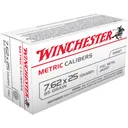 Winchester Ammo MC762TOK USA Metric 7.62x25mm Tokarev 85 gr Full Metal Jacket 50 Per Box/ 30 Case - Winchester