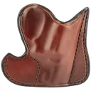 Don Hume 001 Front Pocket Holster, Fits Taurus 85, S&W J Frame, Ambidextrous, Brown Leather J100100R - Don Hume