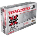 Winchester X2431 Super X 243Win 80gr Jacketed Soft Point 20 Per Box/10 Case Centerfire, Rifle Ammunition - Winchester