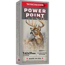 Winchester X76239 Power-Point 7.62x39mm 123gr 20 Per Box/10 Case Centerfire, Rifle Ammunition - Winchester