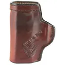 Don Hume H715M Clip-On Holster, Inside The Pant, Fits Glock 42, Right Hand, Brown Leather J167105R - Don Hume