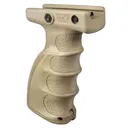 FAB Defense FXAG44ST AG-44S Quick Release Ergonomic Foregrip Compatible w/Mil-STD Picatinny Rail FDE Reinforced Polymer - FAB Defense