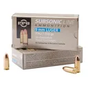 PPU PPS9MM Subsonic 9mmLuger Subsonic 158gr Full Metal Jacket 50 Per Box/20 Case Centerfire, Handgun Ammunition - Prvi Partizan
