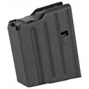 ASC Magazine, 308 Win, Fits AR Rifles, 10Rd, Stainless, Black 308-10RD-SS - Asc