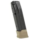 ProMag Mag, 9MM, 21 Rounds, Fits Sig Sauer P320, Steel Construction, Blued Finish, Flat Dark Earth Baseplate SIG-A20-FDE - ProMag