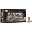 CCI 5210 Blazer Brass 40S&W 165gr Full Metal Jacket 50 Per Box/20 Case Centerfire, Handgun Ammunition - Cci