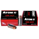 Atomic 00453, Pistol Precision Craft 380ACP 90gr Hollow Point 20 Per Box/10 Case Centerfire, Handgun Ammunition - Atomic