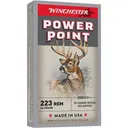 Winchester X223R2 Power-Point 223Rem 64gr 20 Per Box/10 Case Centerfire, Rifle Ammunition - Winchester