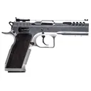 Tanfoglio IFG TFSTOCKM9 Defiant Stock Master 9mm Luger 17+1 4.75 in Hard Chrome Steel/ Wood Grip, Pistol - Italian Firearms Group