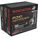 Winchester S38PDB Defender 38Special+P 130gr Bonded Jacket Hollow Point 20 Per Box/10 Case Centerfire, Handgun Ammunition - Winchester