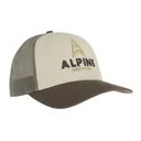 Alpine Low Pro Trucker Cap Brown/Loden/Tan 1601258 - Alpine