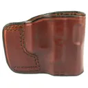 Don Hume JIT Slide Holster, Fits Glock 17/26/33, Right Hand, Brown Leather J976000R - Don Hume