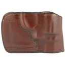 Don Hume JIT Slide Holster, Fits Medium Revolver, Right Hand, Brown Leather J968550R - Don Hume