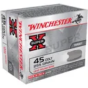 Winchester X45CP2 Super X 45Colt 255gr Lead Round Nose 20 Per Box/10 Case Centerfire, Handgun Ammunition - Winchester