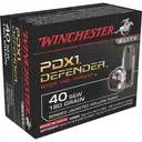 Winchester S40SWPDB1 Defender 40S&W 180gr Bonded Jacket Hollow Point 20 Per Box/10 Case Centerfire, Handgun Ammunition - Winchester
