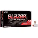 CCI 3505 Blazer 380ACP 95gr Total Metal Jacket 50 Per Box/20 Case Centerfire, Handgun Ammunition - Cci