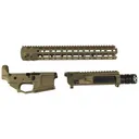 Radian Weapons AX556, Billet Upper/Lower Set, Semi-auto, 556 NATO/223 Remington, Ambidextrous, Cerakote Finish, Brown, Includes Radian Talon Ambidextrous Safety, Hammer Pin, 14 in MLOK Handguard R0413 - Radian Weapons