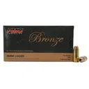 PMC 9B Bronze 9mmLuger 115gr Jacketed Hollow Point 50 Per Box/20 Case Centerfire, Handgun Ammunition - Pmc