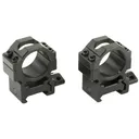 Leapers, Inc. - UTG Pro Max Strength, Rings, Fits Picatinny, 1 in Medium, 2 piece, Black Finish RG2W1154 - Leapers