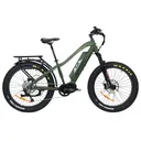 Bakcou E-bikes BMGB25 Mule Matte Army Green 18 in w/Stand Over Height of 29.50 in Frame, Shimano Alivio Hill-Climbing 9 Speed Bafang M620 Ultra Motor, 35+ mph Speed - Bakcou