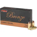 PMC 40E Bronze 40S&W 180gr Full Metal Jacket Flat Point 50 Per Box/20 Case Centerfire, Handgun Ammunition - Pmc