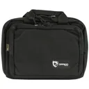 Drago Gear Double Pistol Case, 5 Internal Magazine Holders, Black 12-315BL - Drago