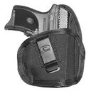 Crossfire Shooting Gear CRFTPSTLSRSA1M1R The Tempest Laser IWB Size 01 Black Ballistic Nylon Belt Clip Fits Micro 1-1.50 in Barrel Right Hand - Crossfire