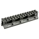 Leapers, Inc. - UTG Riser Mount, 1 in, 13 Slots, Fits Picatinny, Black Finish MT-RSX1L - Leapers
