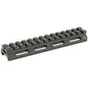 Leapers, Inc. - UTG Super Slim Picatinny Riser Mount, 1/2 in Height, 13 Slots, Black Finish MT-RSX5L - Leapers