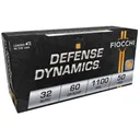 Fiocchi 32APHP Defense Dynamics 32ACP 60gr Jacketed Hollow Point 50 Per Box/20 Case Centerfire, Handgun Ammunition - Fiocchi