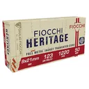 Fiocchi 9X21 Heritage 9x21mmIMI 123gr Full Metal Jacket Truncated Cone 50 Per Box/20 Case Centerfire, Handgun Ammunition - Fiocchi