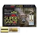 Brenneke SL122SUS SuperSabot 12Gauge 2.75 in 1 1/8oz Sabot Slug Shot 5 Per Box/50 Case, Shotgun Shells - Brenneke