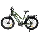 Bakcou E-bikes BMST24GB21 Mule ST 24 Matte Army Green 18 in w/Stand Over Height of 29.50 in Frame, Shimano Alivio Hill-Climbing 9 Speed Bafang M620 Ultra Motor 35+ mph Speed - Bakcou