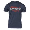 Leupold 180436 American Original Navy Heather Cotton/Polyester Short Sleeve Medium - Leupold