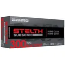 Ammo Inc 300B220TMCSTLA20 stelTH 300Blackout 220gr Total Metal Case 20 Per Box/10 Case Centerfire, Rifle Ammunition - Ammo Inc